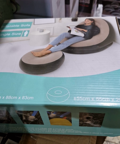Inflatable Chair W/Stool