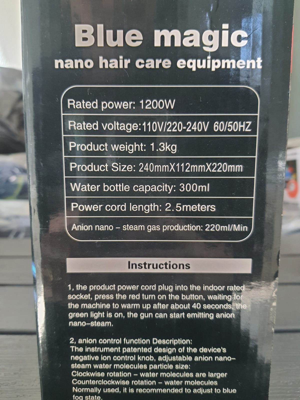Nano Steam Gun