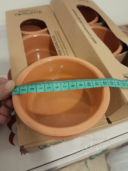 6-Pcs Pottery Bowls