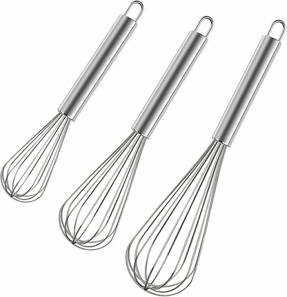 3-Pcs Hand Whisks
