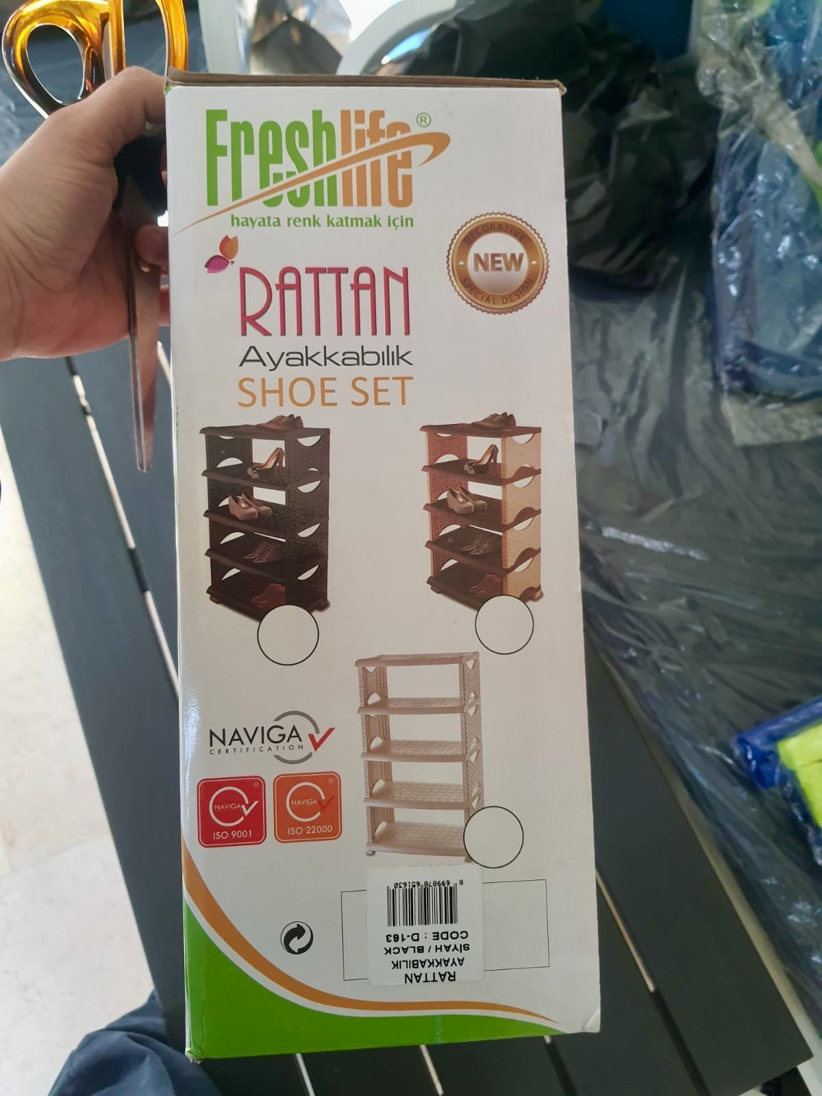 Rattan Plastic Rack