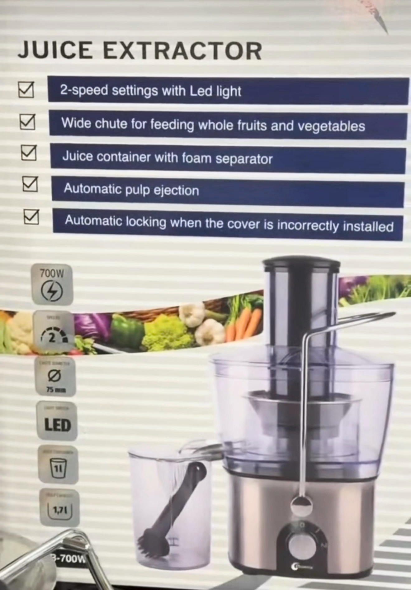 Juice Extractor (ZB700W)