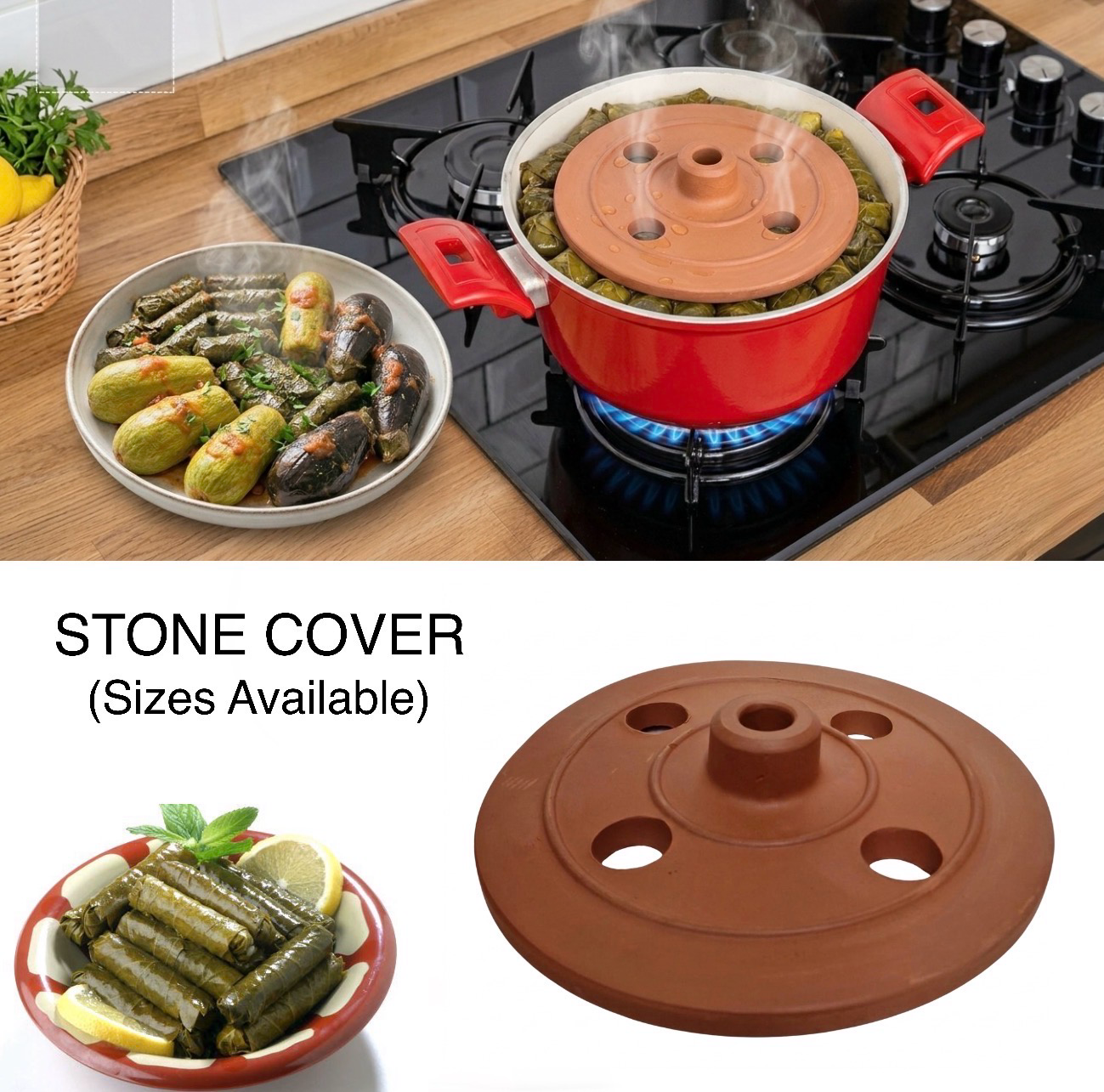 Pottery Stone Cover