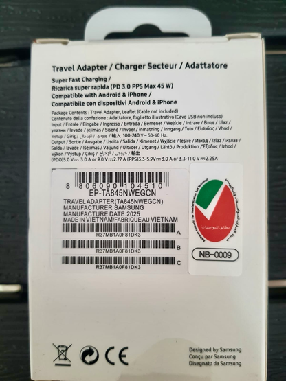 45W Power Adapter