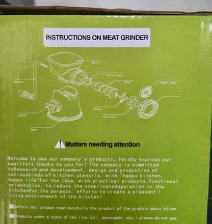 Manual Meat Mincer