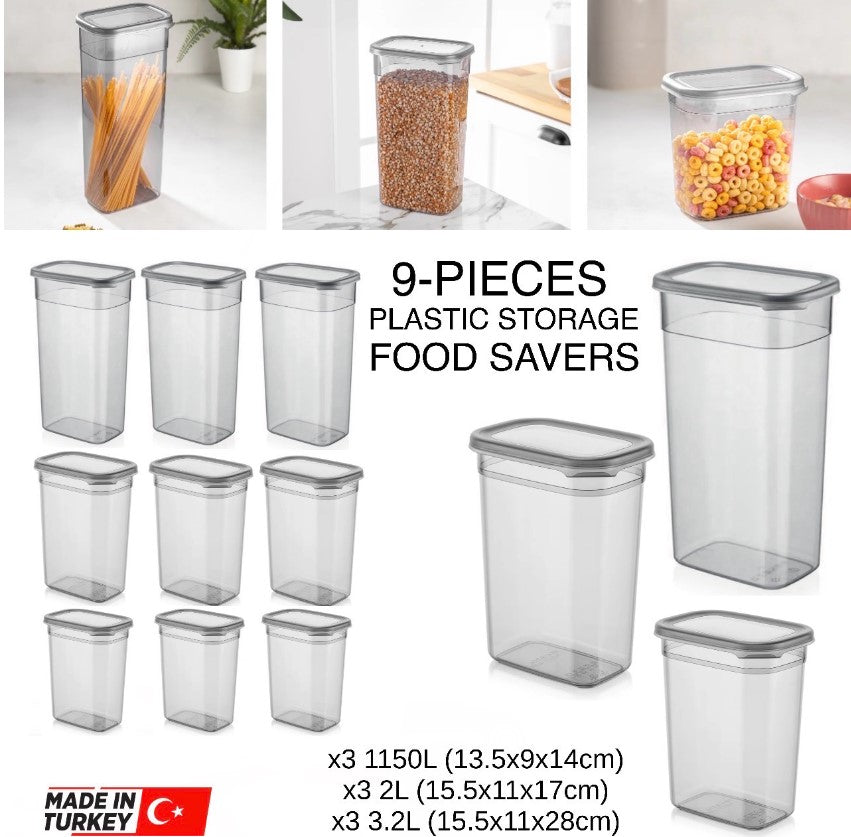 9-Pcs Food Savers